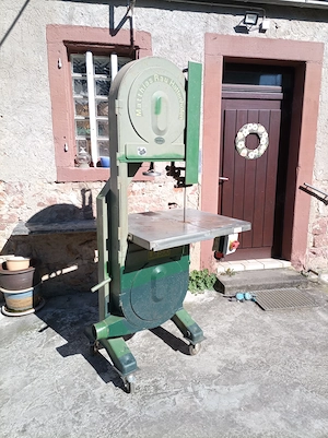 Brennholz Säge Bandsäge  Bild 2