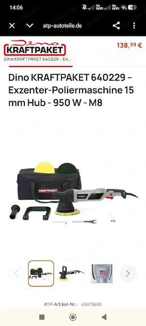 Poliermaschine Kraftpaket 