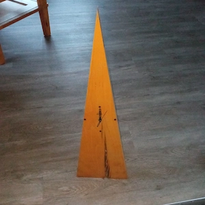 Standuhr massiv Buche 