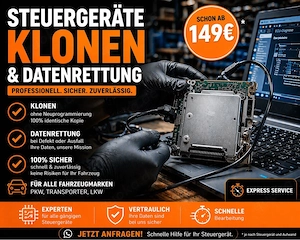Steuergerät klonen & Datenrettung ab 149  | ECU Reparatur