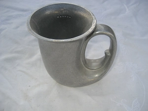 Horn-Becher Waldhorn Bierkrug Made in USA 1970 Vintage Wilton Zinn