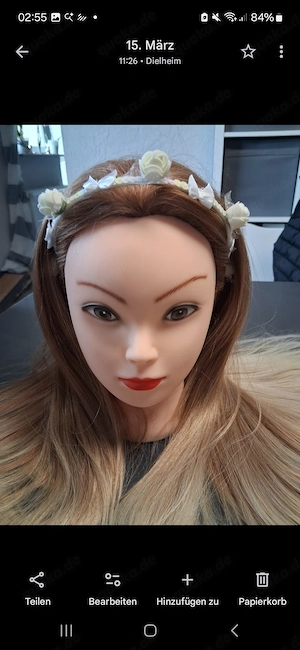 Haarreif zur Komunion oder Hochzeit 