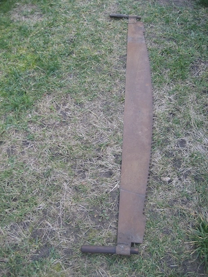 Zweimannsäge Trummsäge Hochzeit Säge Holzsäge Sägebogen 120cm Bild 2