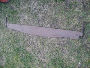 Zweimannsäge Trummsäge Hochzeit Säge Holzsäge Sägebogen 120cm Bild 5