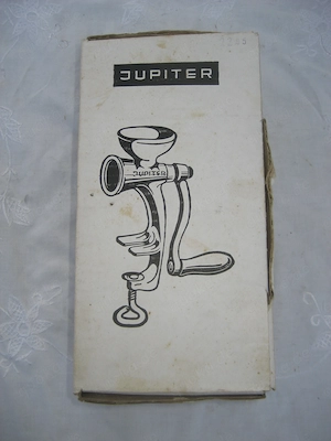 Mohnmühle Jupiter Kleinschrotmühle Getreidemühle Vintage OVP