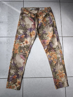 Rich Royal Damen Hose 36-38 Blumenhose Muster Wenig getragen Bild 2