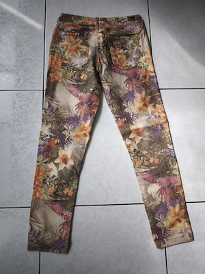 Rich Royal Damen Hose 36-38 Blumenhose Muster Wenig getragen Bild 5