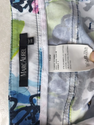 Marc Aurel Damen Hose 38 Blumenhose Muster Wenig getragen, schön Bild 8