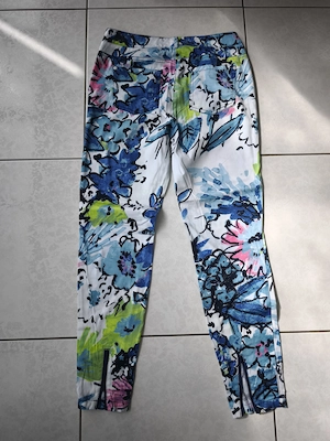 Marc Aurel Damen Hose 38 Blumenhose Muster Wenig getragen, schön Bild 5