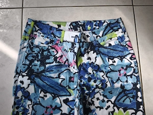 Marc Aurel Damen Hose 38 Blumenhose Muster Wenig getragen, schön Bild 3