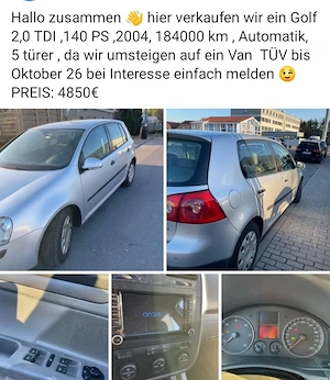 golf tdi 2,0 automatik 