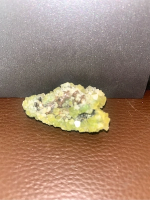 Prehnit Mineral Kristall grün Sammlerstein Edelstein 