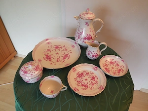 Meissner Porzellan Kaffeeservice Indisch Purpur Bild 2