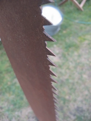 Zweimannsäge Trummsäge Hochzeit Säge Holzsäge Sägebogen 120cm