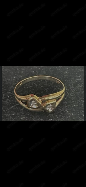Damenring aus 333 Gold 
