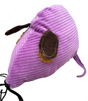 Handgemachte Stoffmaus für Babys