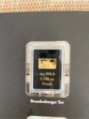 Goldbaren Brandenburger Tor