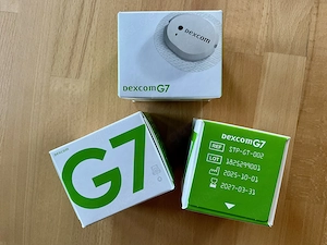 3x Dexcom G7 Transmitter  MHD 30.03.2027 Neu + ungeöffnet !!!