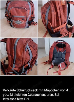 For You Rucksack ( inkl. Mäppchen)