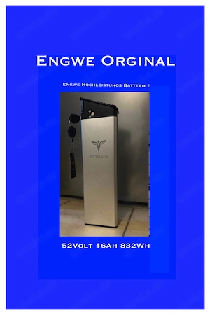 Engwe Batterie 52V 16Ah 832Wh neu Engine pro 2.0