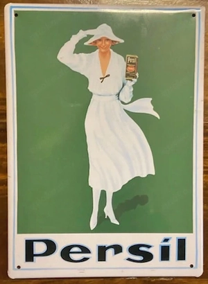 Werbeblechschild Persil