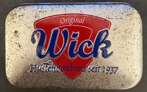 Werbeblechdose Wick