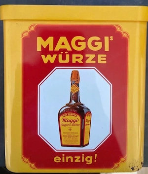 Werbeblechdose Maggi