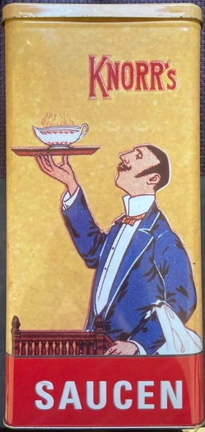 Werbeblechdose Knorr s Saucen