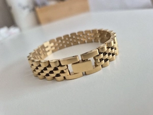 Klassisches Edelstahl Armband Uhrenstil 18cm