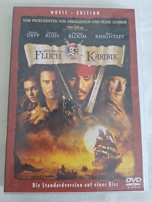 Fluch der Karibik Geoffrey Rush, Johnny Depp, Orlando Bloom, Keir