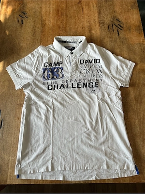 Camp David Poloshirt Weiß XXL