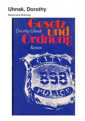 Uhnak, Dorothy Gesetz und Ordnung