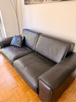 Ledercouch zweiteilig