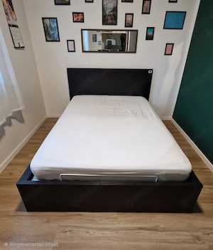 ikea MALM Bett mit Stauraum 140x200