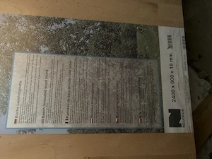 Buche Leimholzplatte 4 Stück 240x60x1,8 cm 