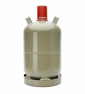 Gasflasche 5 kg grau leer Eigentumflasche