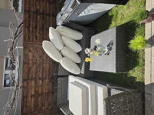 Verkaufe rattangarnitur teures rattan nicht billig mit auflagen