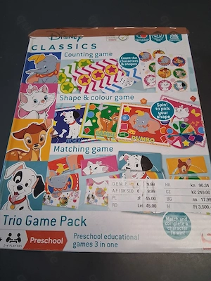 Walt Disney Spiel es sind 3 Spiele enthalten 