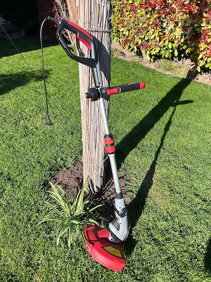 Rasen-Trimmer premium, elektrisch, schwenk- und neigbar, anpassbar