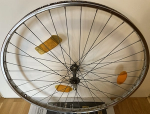 Vorderrad Laufrad mit Stahlfelge, 20x559 (26x2), 06 9 2