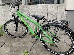 Kinderfahrrad 24  grün schwarz