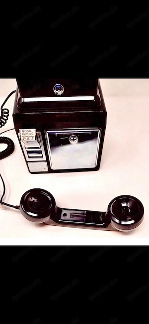 Wall Phone 1950 mit Münzeinwurf voll funktionstüchtig ! Bild 2