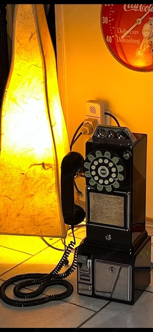Wall Phone 1950 mit Münzeinwurf voll funktionstüchtig ! Bild 5