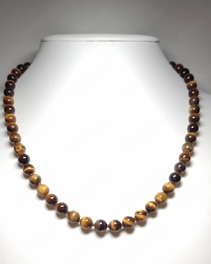 Tigeraugen Perlenkette | Halskette | Halsschmuck