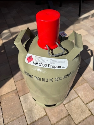 Gasflasche 11kg Eigentum
