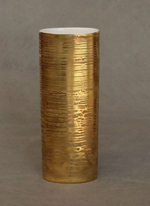 Rosenthal Vase, Studio-Linie, mit 24 Karat Gold Dekor