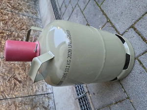 Leere Eigentumsgasflasche grau 11 kg