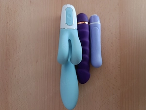 Vibrator Set (3) mit Satisfyer Touch me incl. Ladegerät