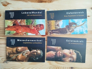Kataloge zur Dauerausstellung im Landesmuseum Halle (alle 4)