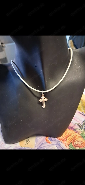 5 Damen Komunion Hochzeits Kreuzketten